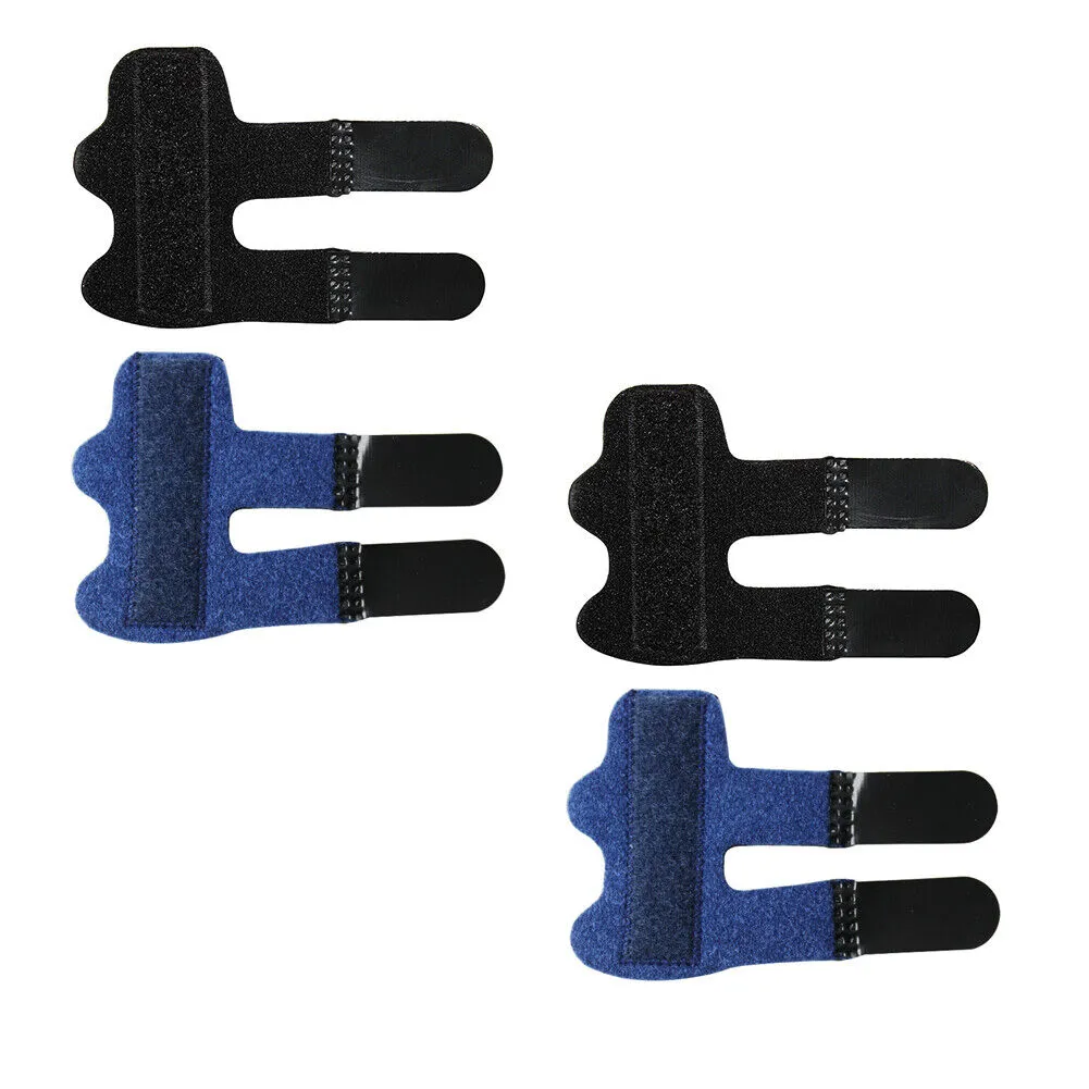 US 2~4Pc Trigger Finger Splint Adjustable Fixing Belt Finger Straightening Brace