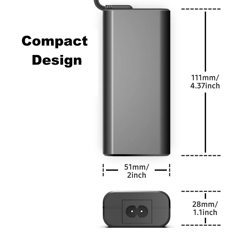 Usb-C Ac Adapt W/ 8 Outputs For