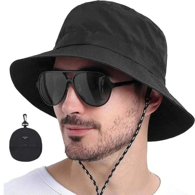 Waterproof Bucket Hat Women Men Summer Sun Protection Camping Hiking Cap Outdoor