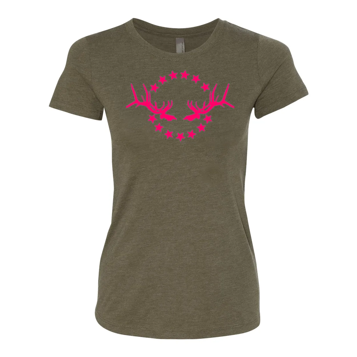 Women's T-Shirt: Simple Pink Logo